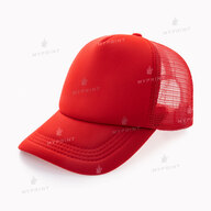 Кепка тракер червона (10352) - фото 1 Кепка тракер червона (10352) - фото 1 - Заготовки для сублімації