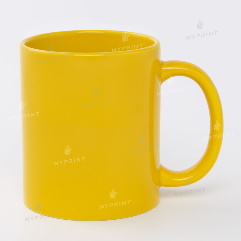 Mug for sublimation color Full Color yellow 11 Oz (330 ml) (10465)  Mug for sublimation color Full Color yellow 11 Oz (330 ml) (10465)