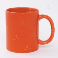 Mug for sublimation color Full Color orange 11 Oz (330 ml) (10467) - фото 1 Mug for sublimation color Full Color orange 11 Oz (330 ml) (10467) - фото 1 - Blanks for sublimation