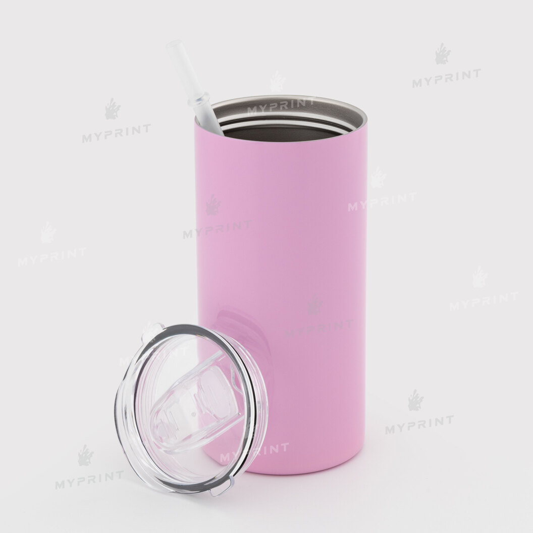 Thermal cup for sublimation "Starbucks" Style 5 pink 450 ml (10782) - фото 2 Thermal cup for sublimation "Starbucks" Style 5 pink 450 ml (10782) - фото 2 - Thermal cups thermoses for sublimation