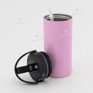 Thermal cup for sublimation "Starbucks" Style 3 pink 450 ml (10758) - фото 2 Thermal cup for sublimation "Starbucks" Style 3 pink 450 ml (10758) - фото 2 - Thermal cups thermoses for sublimation