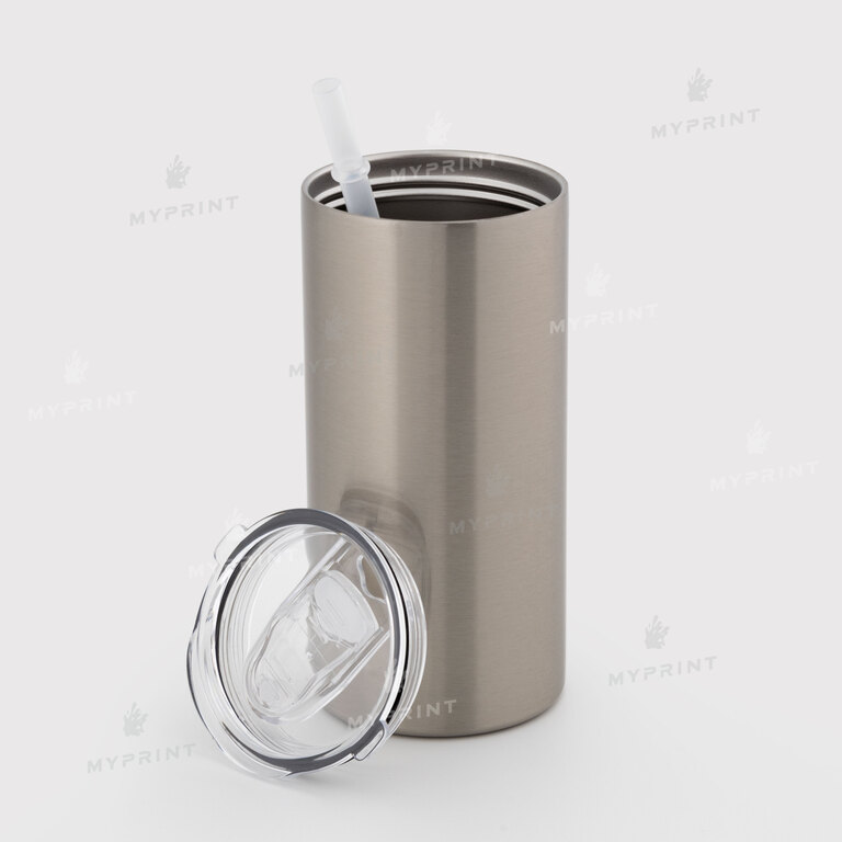 Thermo cup for sublimation "Starbucks" Style 5 silver 450 ml (10784)  Thermo cup for sublimation "Starbucks" Style 5 silver 450 ml (10784)