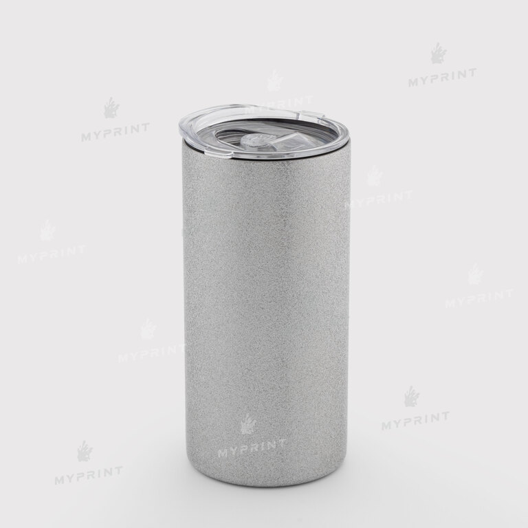 Thermal cup for sublimation "Starbucks" Style 5 glitter silver 450 ml (10776)  Thermal cup for sublimation "Starbucks" Style 5 glitter silver 450 ml (10776)