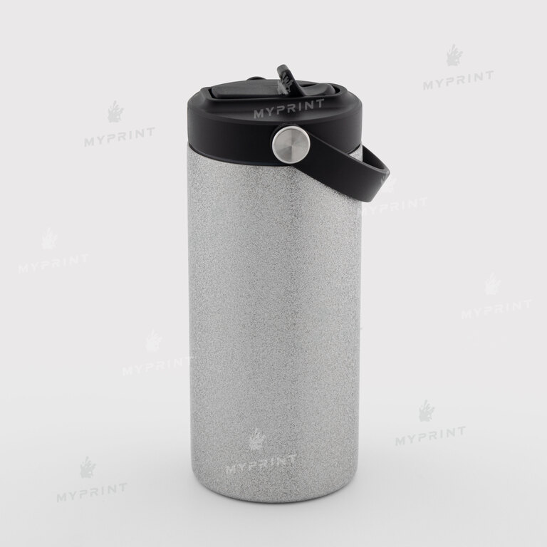 Thermal cup for sublimation "Starbucks" Style 3 silver glitter 450 ml (10752)  Thermal cup for sublimation "Starbucks" Style 3 silver glitter 450 ml (10752)