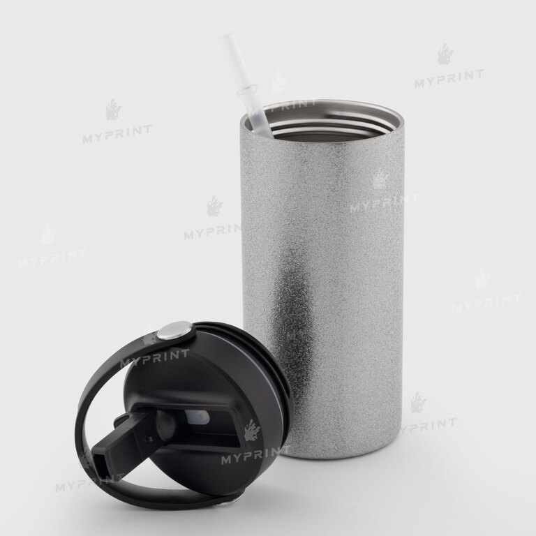 Thermal cup for sublimation "Starbucks" Style 3 silver glitter 450 ml (10752)  Thermal cup for sublimation "Starbucks" Style 3 silver glitter 450 ml (10752)