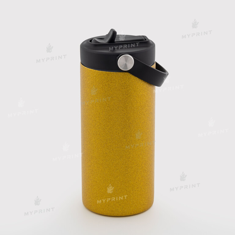 Thermal cup for sublimation "Starbucks" Style 3 golden glitter 450 ml (10750)  Thermal cup for sublimation "Starbucks" Style 3 golden glitter 450 ml (10750)