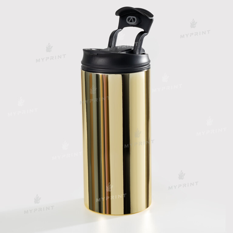 Термокружка для сублимации "Starbucks" Style №1 металлик золотистая 450 мл (10732)  Термокружка для сублимации "Starbucks" Style №1 металлик золотистая 450 мл (10732)