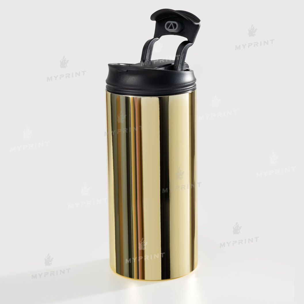Термокружка для сублимации "Starbucks" Style №1 металлик золотистая 450 мл (10732) - фото 2 Термокружка для сублимации "Starbucks" Style №1 металлик золотистая 450 мл (10732) - фото 2 - Термокружки термосы термобутылки для сублимации
