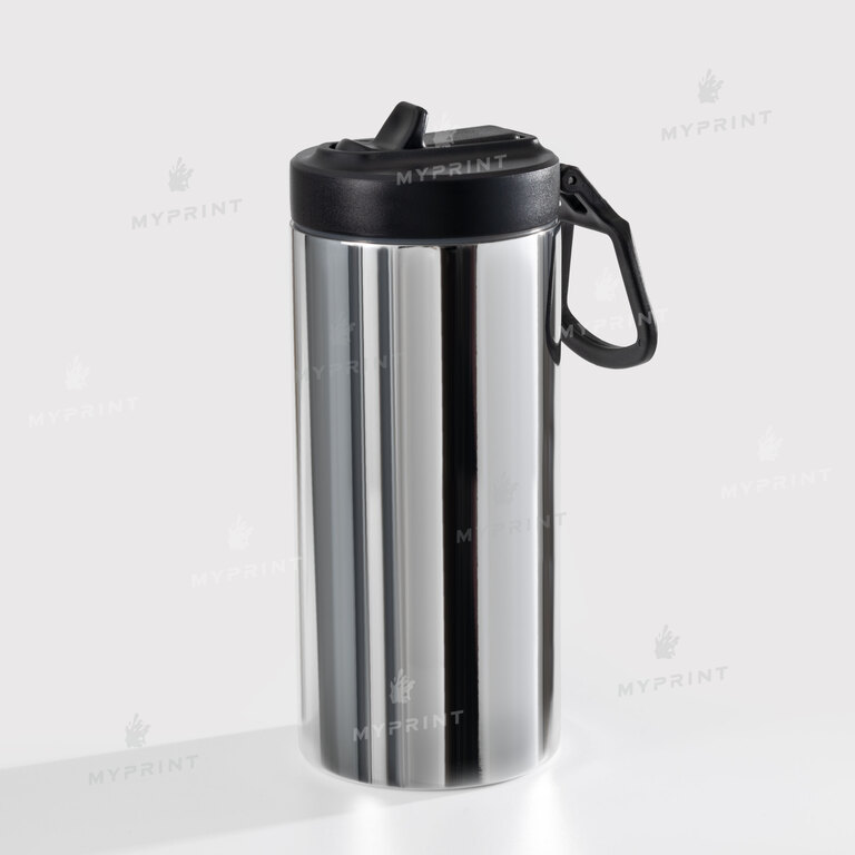 Thermal cup for sublimation "Starbucks" Style 2 metallic silver 450 ml (10745)  Thermal cup for sublimation "Starbucks" Style 2 metallic silver 450 ml (10745)