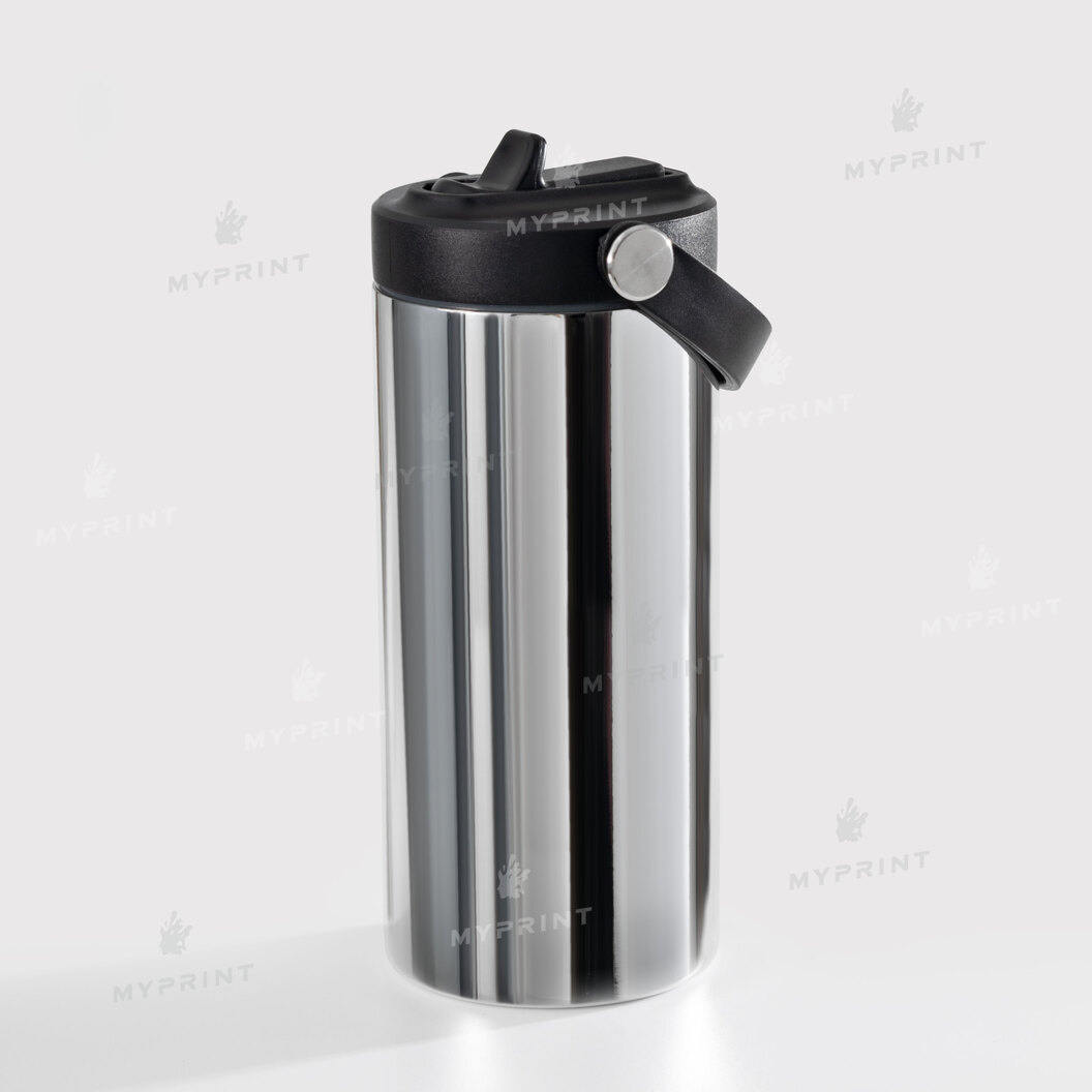 Thermo mug for sublimation "Starbucks" Style 3 metallic silver 450 ml (10757) - фото 1 Thermo mug for sublimation "Starbucks" Style 3 metallic silver 450 ml (10757) - фото 1 - Thermal cups thermoses for sublimation