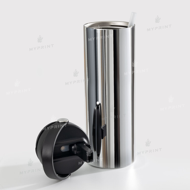 Thermal cup for sublimation "Starbucks" Style 3 metallic silver 600 ml (10680)  Thermal cup for sublimation "Starbucks" Style 3 metallic silver 600 ml (10680)