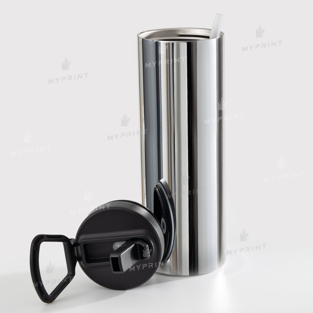 Thermal cup for sublimation "Starbucks" Style 2 metallic silver 600 ml (10679) - фото 2 Thermal cup for sublimation "Starbucks" Style 2 metallic silver 600 ml (10679) - фото 2 - Blanks for sublimation