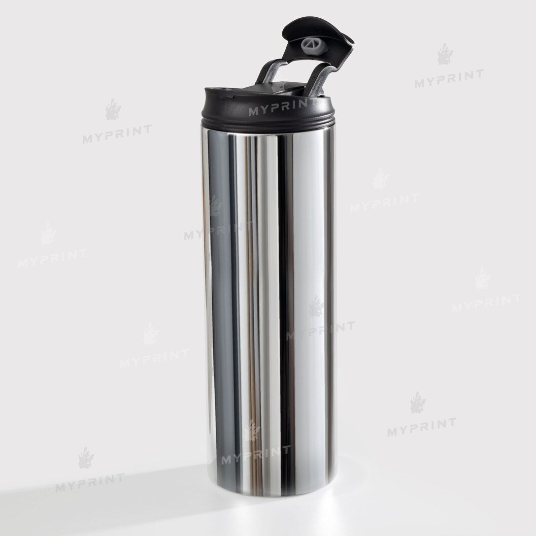 Thermal cup for sublimation "Starbucks" Style 1 metallic silver 600 ml (10678) - фото 2 Thermal cup for sublimation "Starbucks" Style 1 metallic silver 600 ml (10678) - фото 2 - Blanks for sublimation