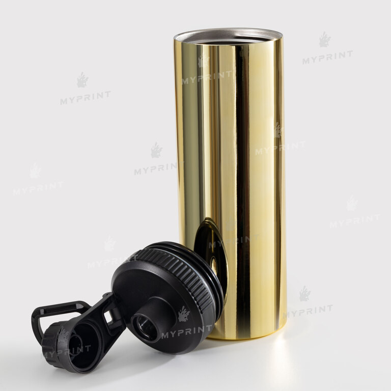 Thermal cup for sublimation "Starbucks" Style 4 metallic golden 600 ml (10686)  Thermal cup for sublimation "Starbucks" Style 4 metallic golden 600 ml (10686)