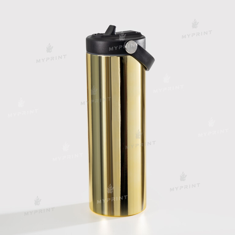 Thermal cup for sublimation "Starbucks" Style 3 metallic golden 600 ml (10685)  Thermal cup for sublimation "Starbucks" Style 3 metallic golden 600 ml (10685)