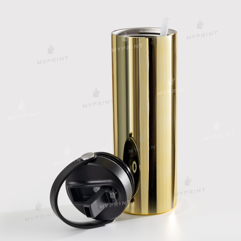 Thermal cup for sublimation "Starbucks" Style 3 metallic golden 600 ml (10685)  Thermal cup for sublimation "Starbucks" Style 3 metallic golden 600 ml (10685)
