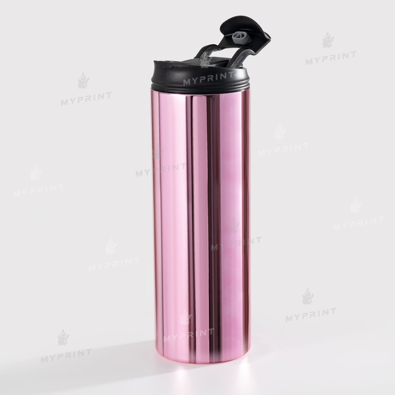 Термокружка для сублимации "Starbucks" Style №1 металлик розовая 600 мл (10688)  Термокружка для сублимации "Starbucks" Style №1 металлик розовая 600 мл (10688)