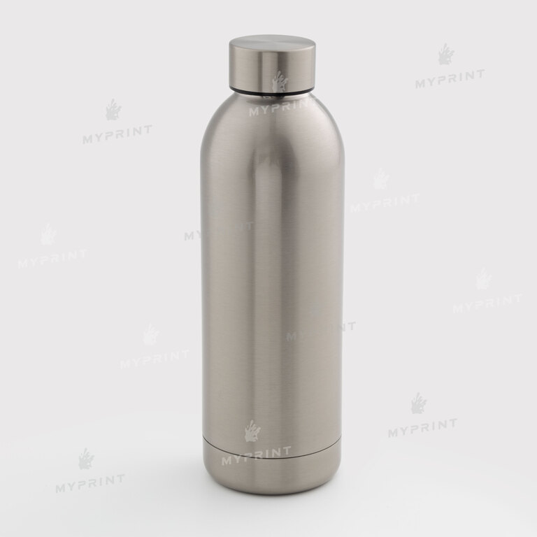 Thermal bottle for sublimation metal (steel 304) with a narrow neck silver (450 ml) (10588)  Thermal bottle for sublimation metal (steel 304) with a narrow neck silver (450 ml) (10588)