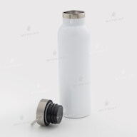 Thermal bottle for sublimation with metal lid and handle white 600 ml (10593) - фото 2 Thermal bottle for sublimation with metal lid and handle white 600 ml (10593) - фото 2 - Blanks for sublimation