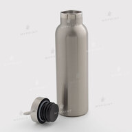 Thermal bottle for sublimation with metal lid and handle silver 600 ml (10594) - фото 2 Thermal bottle for sublimation with metal lid and handle silver 600 ml (10594) - фото 2 - Blanks for sublimation