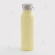 Thermal bottle for sublimation with metal lid and handle yellow 600 ml (10596) - фото 1 Thermal bottle for sublimation with metal lid and handle yellow 600 ml (10596) - фото 1 - Blanks for sublimation