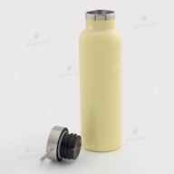 Thermal bottle for sublimation with metal lid and handle yellow 600 ml (10596) - фото 2 Thermal bottle for sublimation with metal lid and handle yellow 600 ml (10596) - фото 2 - Blanks for sublimation