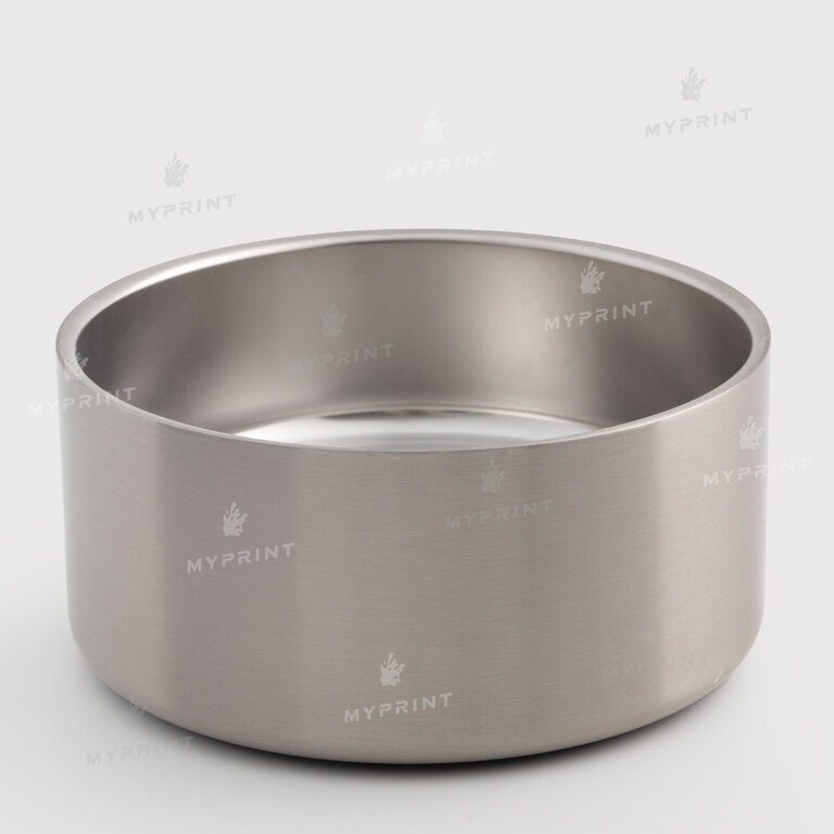 Миска для собак для сублімації металева срібляста 32 Oz (960 мл) (10534)  Миска для собак для сублімації металева срібляста 32 Oz (960 мл) (10534)