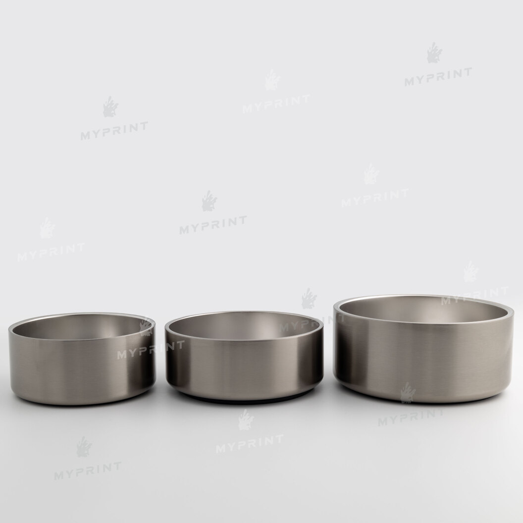 Миска для собак для сублімації металева срібляста 32 Oz (960 мл) (10534) - фото 4 Миска для собак для сублімації металева срібляста 32 Oz (960 мл) (10534) - фото 4 - Заготовки для сублімації