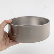 Миска для собак для сублімації металева срібляста 42 Oz (1260 мл) (10535) - фото 2 Миска для собак для сублімації металева срібляста 42 Oz (1260 мл) (10535) - фото 2 - Заготовки для сублімації