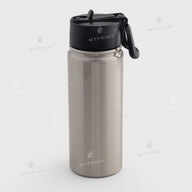 Thermos for sublimation metal (steel 304) with lid-handle silver (540 ml) (10538) - фото 2 Thermos for sublimation metal (steel 304) with lid-handle silver (540 ml) (10538) - фото 2 - Blanks for sublimation