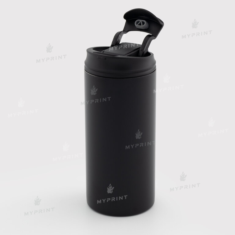 Термокружка "Starbucks" Style №1 матовая черная 450 мл (10889)  Термокружка "Starbucks" Style №1 матовая черная 450 мл (10889)
