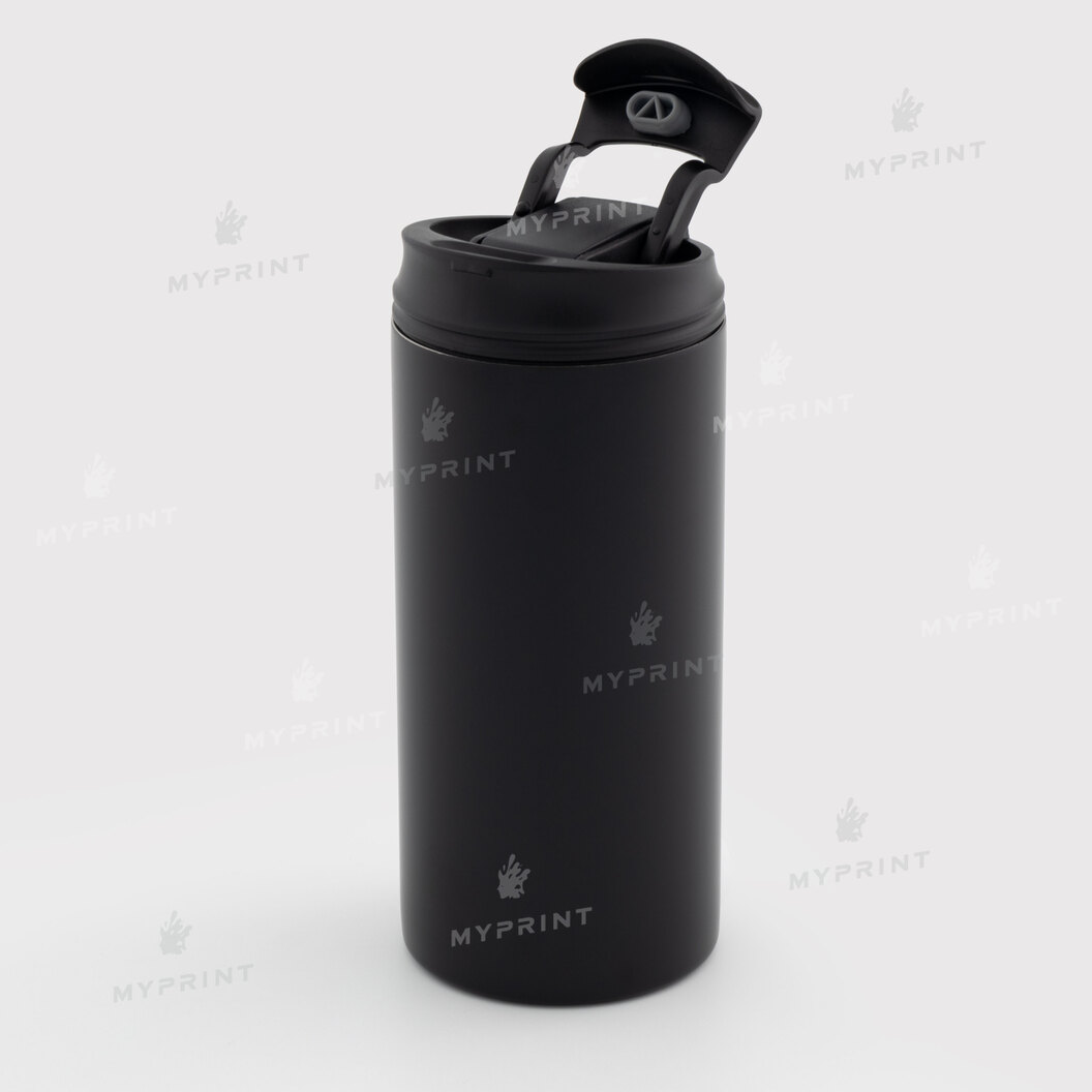 Термокружка "Starbucks" Style №1 матовая черная 450 мл (10889) - фото 2 Термокружка "Starbucks" Style №1 матовая черная 450 мл (10889) - фото 2 - Заготовки для печати