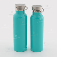 Thermal bottle for sublimation with metal lid and handle, light green, 750 ml (10606) - фото 4 Thermal bottle for sublimation with metal lid and handle, light green, 750 ml (10606) - фото 4 - Blanks for sublimation