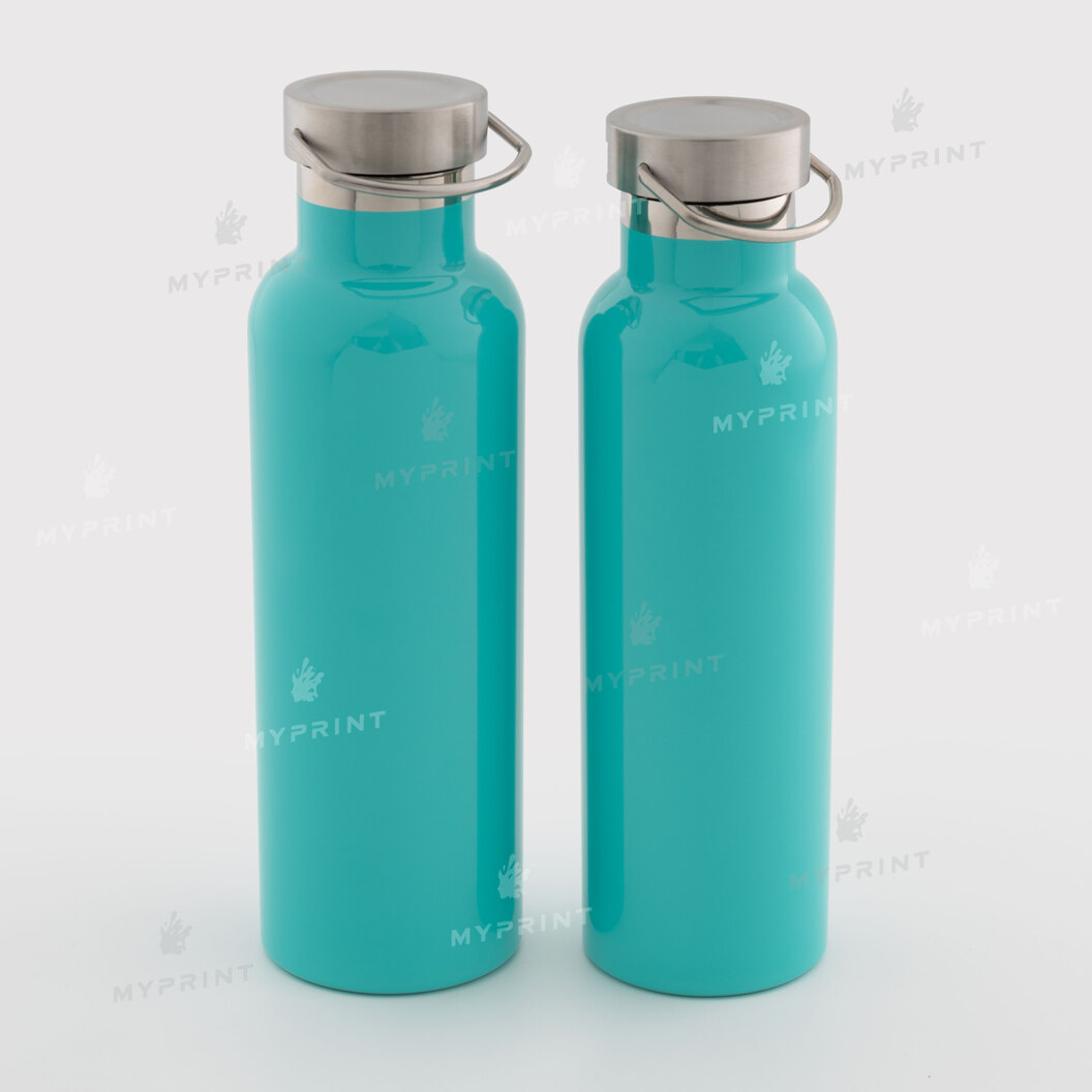 Thermal bottle for sublimation with metal lid and handle, light green, 750 ml (10606) - фото 4 Thermal bottle for sublimation with metal lid and handle, light green, 750 ml (10606) - фото 4 - Blanks for sublimation