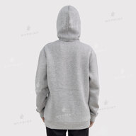 300gsm Fleece Tri-thread Unisex Pocket Print Hoodie, Gray, XXXL (8954) - фото 11 - Blanks for sublimation