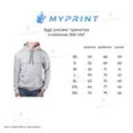 300gsm Fleece Tri-thread Unisex Pocket Print Hoodie, Gray, XXXL (8954) - фото 13 - Blanks for sublimation