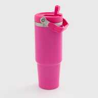 Thermal mug for sublimation with folding handle pink 900 ml (10618) - фото 1 Thermal mug for sublimation with folding handle pink 900 ml (10618) - фото 1 - Thermal cups thermoses for sublimation