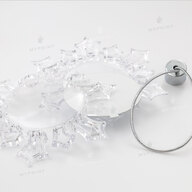 Елочная игрушка для сублимации в форме снежинки акриловая двусторонняя 10,5 см (6933) - фото 3 Елочная игрушка для сублимации в форме снежинки акриловая двусторонняя 10,5 см (6933) - фото 3 - Заготовки для сублимации