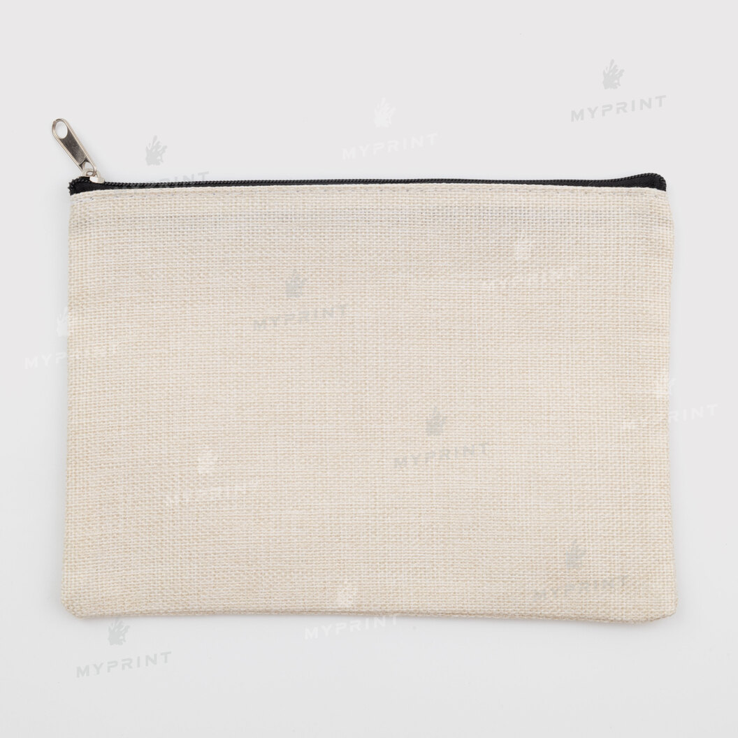 Косметичка (пенал) для сублімації лляна 14*20 см (10375) - фото 1 Косметичка (пенал) для сублімації лляна 14*20 см (10375) - фото 1 - Заготовки для сублімації