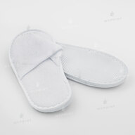 Disposable hotel terry slippers 29 cm, EVA sole 5 mm thick (10562) - фото 2 - Blanks for printing