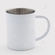 Cup for sublimation metal white (300 ml) (8376) - фото 1 Cup for sublimation metal white (300 ml) (8376) - фото 1 - Blanks for sublimation