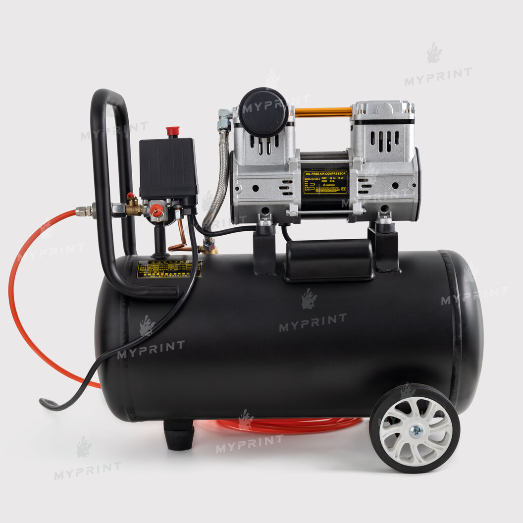 Air compressor My Print AC30, oil-free, 30 litres (10392) - фото 2 - Thermopresses