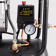 Air compressor My Print AC30, oil-free, 30 litres (10392) - фото 4 - Thermopresses