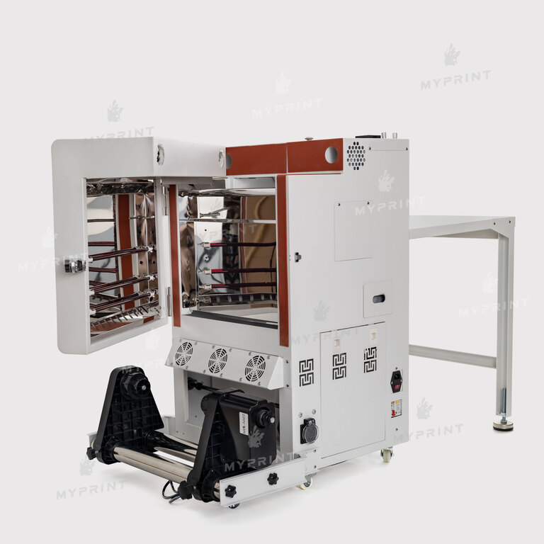 Shaker-dryer for DTF printing My Print AP330 with automatic winding and extraction, vertical, 33 cm (10388)  Shaker-dryer for DTF printing My Print AP330 with automatic winding and extraction, vertical, 33 cm (10388)