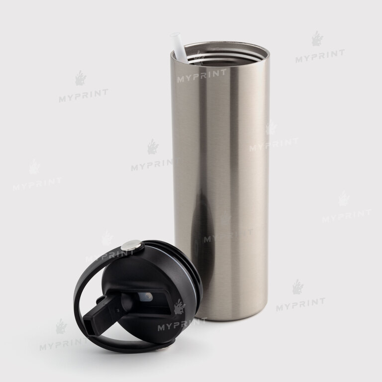 Thermocup for sublimation "Starbucks" Style 3 silver 600 ml (10636)  Thermocup for sublimation "Starbucks" Style 3 silver 600 ml (10636)