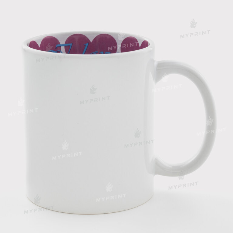 Кружка для сублимации с надписью внутри "I love you" 11 Oz (330 мл) (2724)  Кружка для сублимации с надписью внутри "I love you" 11 Oz (330 мл) (2724)