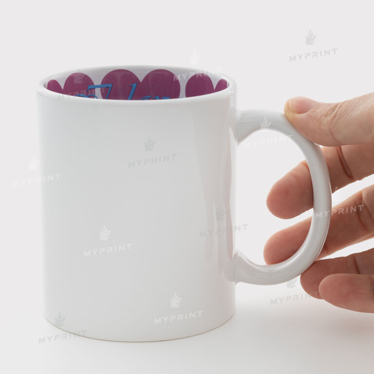 Кружка для сублимации с надписью внутри "I love you" 11 Oz (330 мл) (2724)  Кружка для сублимации с надписью внутри "I love you" 11 Oz (330 мл) (2724)