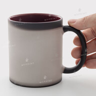 Sublimation cup chameleon matte inside burgundy 11 Oz (330 ml) (11233) - фото 2 Sublimation cup chameleon matte inside burgundy 11 Oz (330 ml) (11233) - фото 2 - Blanks for sublimation