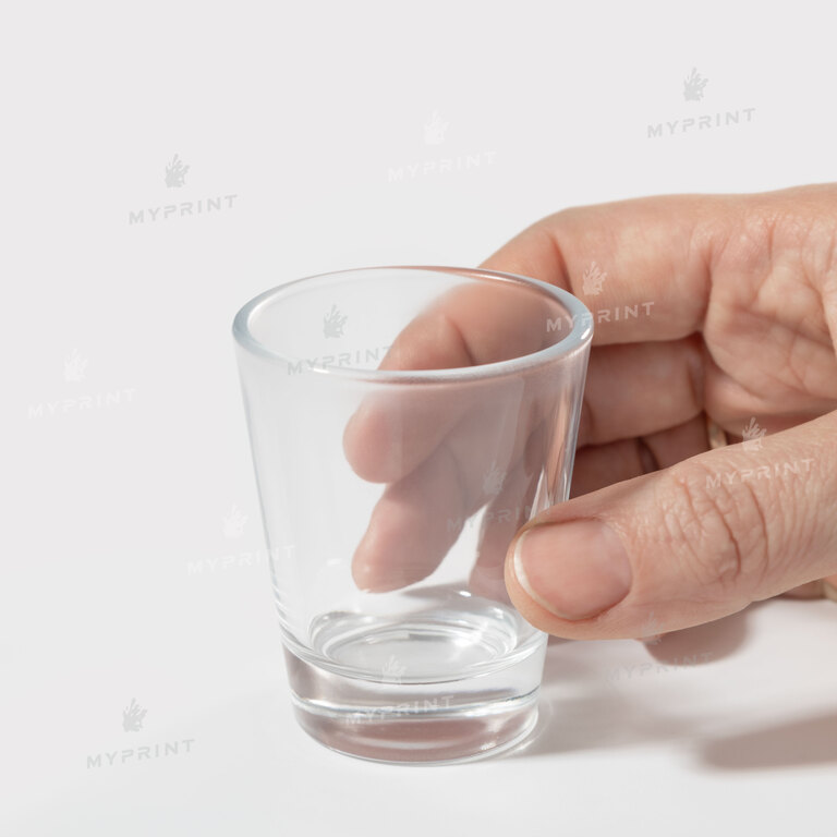 Стопка для сублимации стеклянная прозрачная 1,5 Oz (45 мл) (11272) 