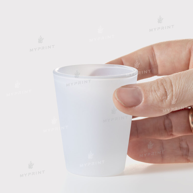 Стопка для сублимации стеклянная матовая 1,5 Oz (45 мл) (11273)  Стопка для сублимации стеклянная матовая 1,5 Oz (45 мл) (11273)